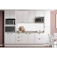 Kit Cozinha Carraro 9 Peças Bella C9P24 Branco