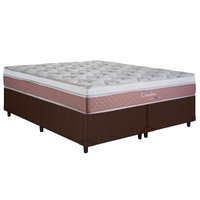 Cama Box CRC King +Colchão Molas Bonnel Coimbra Herval 193x203