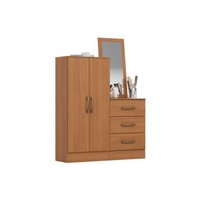 Cômoda Solteiro Briz B700 c/2 Portas e 3 Gavetas Cinamomo - Henn