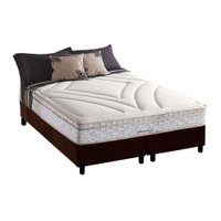 Cama Box CRC King +Colchão Molas Bonnel American Herval 193x203