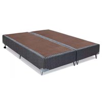 Cama Box Base Queen Ortobom Orthotel Luxo Gray 158x198x27