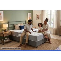 Colchão Casal Espuma Herval Ortopédico D65 Timeless 138x188x25
