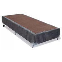 Cama Box Base Twin Ortobom Orthotel Luxo Gray 100x200x23