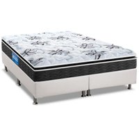 Cama Box CRC Queen +Colchão Anatômico Ortopédico Hiper Firme Probel -