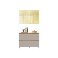Cozinha Modulada Nesher Rainha Nesher 2 Peças CZ431 Nature/Greige