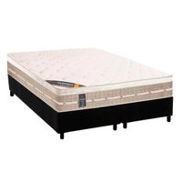 Cama Box CRC King + Colchão Molas Pocket Castor Premium 193x203
