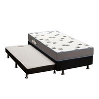 Cama Box CRC Solteiro +Colchão D33 Espuma Light Ortobom 88