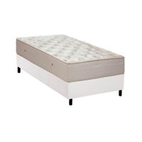 Cama Box CRC Solteiro +Colchão Molas Ensacadas Orthotel SLX Ortobom 88