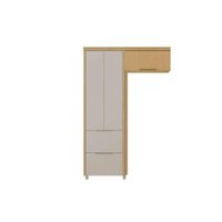 Cozinha Modulada Nesher Marquesa Nesher 2 Peças CZ440 Nature/Greige