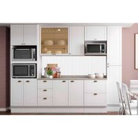 Kit Cozinha Carraro 9 Peças Bella C9P23 Branco