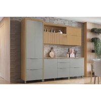 Cozinha Modulada Nesher Marquesa Nesher 5 Peças C6P40 Verde/Nature