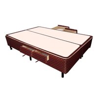 Cama Base c/Aux 4 Gavetas King Castor Poli Brown 193x203x27