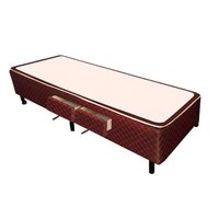Cama Base c/Aux 2 Gavetas Solteiro Castor Poli Brown 88x188x27