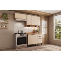 Cozinha Modulada Carraro 3 Peças Alpha C3P32 Freijo/Off White