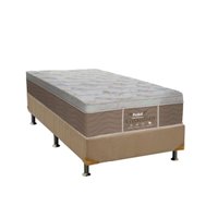 Cama Box CRC Solteiro +Colchão Molas Bonnel Guardian Probel 88x188