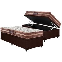 Cama Box Baú CRC Solt +Colchão Anatômico Ortopédico Besmont Herval 88