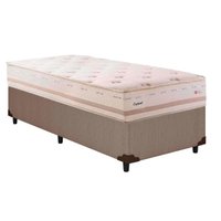 Cama Box CRC Solteiro +Colchão Molas Bonnel England Herval 88x188