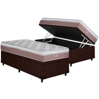 Cama Box Baú CRC Solteiro +Colchão Molas Bonnel Coimbra Herval 88