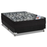 Cama Box CRC Casal +Colchão Molas Super Pocket ISO Firme Ortobom 138x188