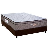 Cama Box CRC Casal +Colchão Molas Ensacadas c/Massagem Aplause Paropas 138