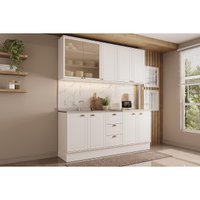 Kit Cozinha Carraro 4 Peças Bella C4P249 Branco