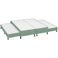 Cama Base c/Aux Casal Castor Poli Green 138x188x27