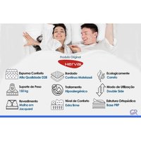 Colchão Casal Espuma Herval Ortopédico D65 Frontier 138x188x20