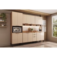 Cozinha Modulada Carraro Alpha Carraro 5 Peças Alpha C5P131 Freijo/Off White