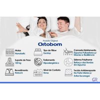 Cama Box CRC King +Colchão Molas Super Pocket Airtech Ortobom 193x203