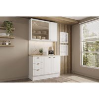 Kit Cozinha Carraro 2 Peças Bella C2P48 Branco
