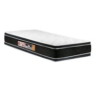 Colchão Solteiro Espuma Castor Black White Air DF 88x188x27