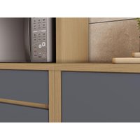 Kit Cozinha Nesher 6 Peças Condessa CZ442 Carv/Greige