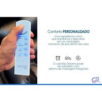 Cama c/Controle Articulada Motorizada Herval +Colchão c/Massagem MH1430 100x203