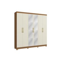 Guarda Roupa Casal 6 Portas c/Esp ARM013 Can/Off Kappesberg
