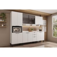 Cozinha Modulada Carraro Alpha Carraro 5 Peças Alpha C5P130 Branco