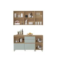 Kit Cozinha Nesher 4 Peças Rainha CZ434 Nature/Verde