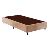 Cama Box Base Solteiro Ortobom Sommier Linho Clean 88x188x23