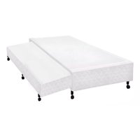 Cama Base c/Aux Especial Castor Tecido White 69x188x27