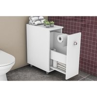 Bancada Multiuso p/ Área Serviço Balcão BCM116 c/ 1 Gaveta Branco - Movelbento