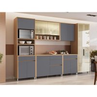 Cozinha Modulada Nesher Condessa Nesher 6 Peças Condessa CZ419 Carv/Titânio