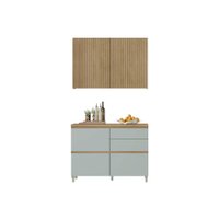 Kit Cozinha Nesher 2 Peças Rainha CZ430 Nature/Verde