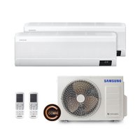 Ar Condicionado Multi Split Inverter R-32 Windfree Samsung 18.000 BTUs (1 Evap 9k e 1 Evap 12k) Quente/Frio 220V Mono