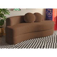 Sofá Cama Cosi 1,88m Xpand Tech Tecido Bouclê Marrom Cama inBox