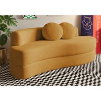 Sofá Cama Cosi 1,88m Xpand Tech Tecido Bouclê Caramelo Cama inBox