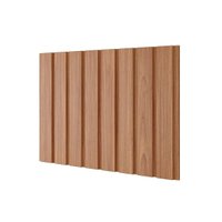 Fechamento de Cozinha Modulado Painel Ripado Gourmet Divina 80 cm Freijo - MGM