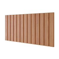 Fechamento de Cozinha Modulado Painel Ripado Gourmet Bella/Estela/Eloise 120 cm Freijo - MGM