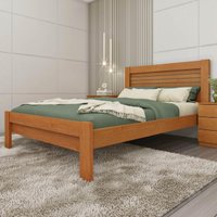 Cama de Casal para Colchão 138x188cm Multimóveis CR35460 Cinamomo