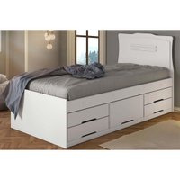 Cama Multifuncional Juvenil Júlia c/ 5 Gavetas Branco - Conquista
