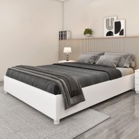Cama Queen para Colchão 158x198cm Multimóveis CR35457 Neve