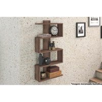 Prateleira Decorativa Sala Estar AM 3087 Rustico - Movelbento
